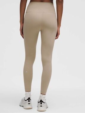 Lululemon Wunder Train High-Rise Tight 25" in Sheer Oak